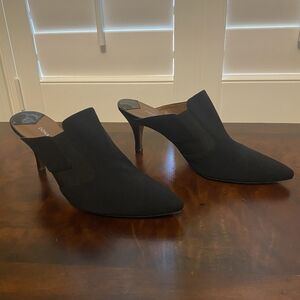 Donald J. Pliner Black Mules